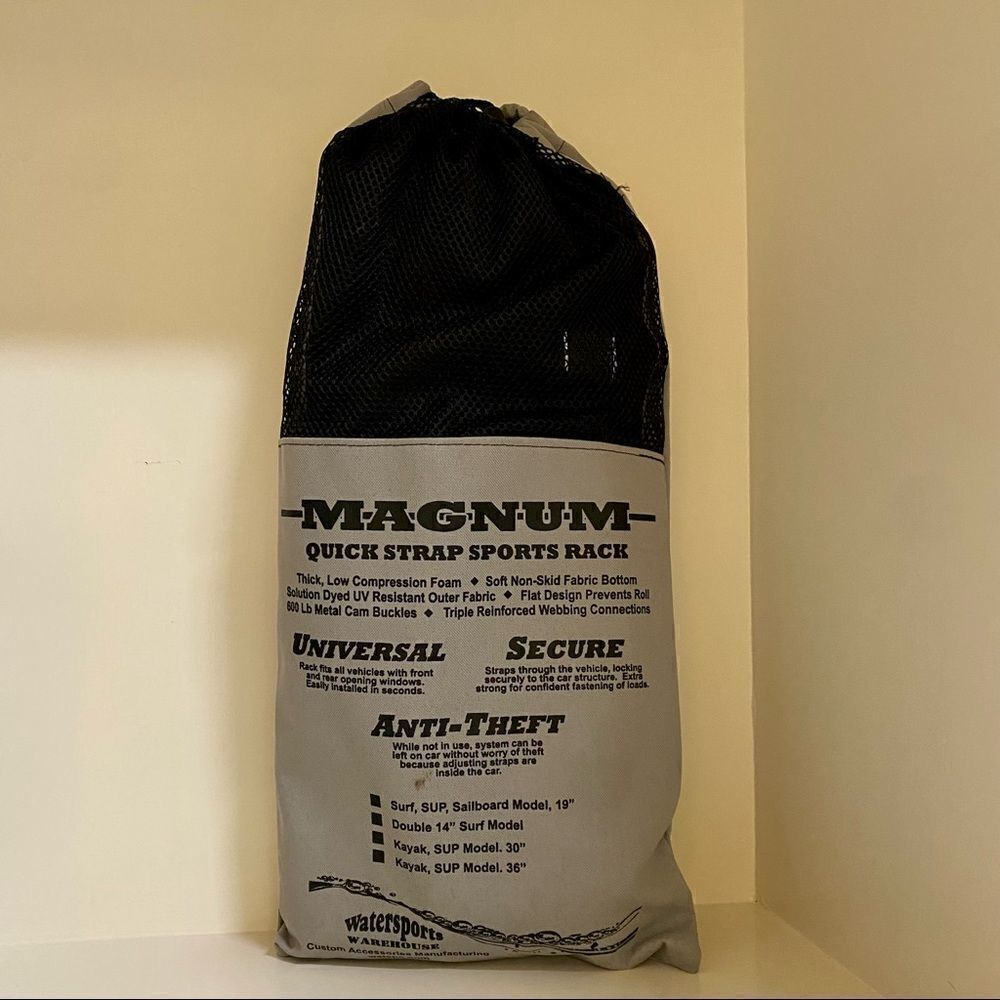 NWT Magnum Universal Surfboard Rack 36” for Vehicle